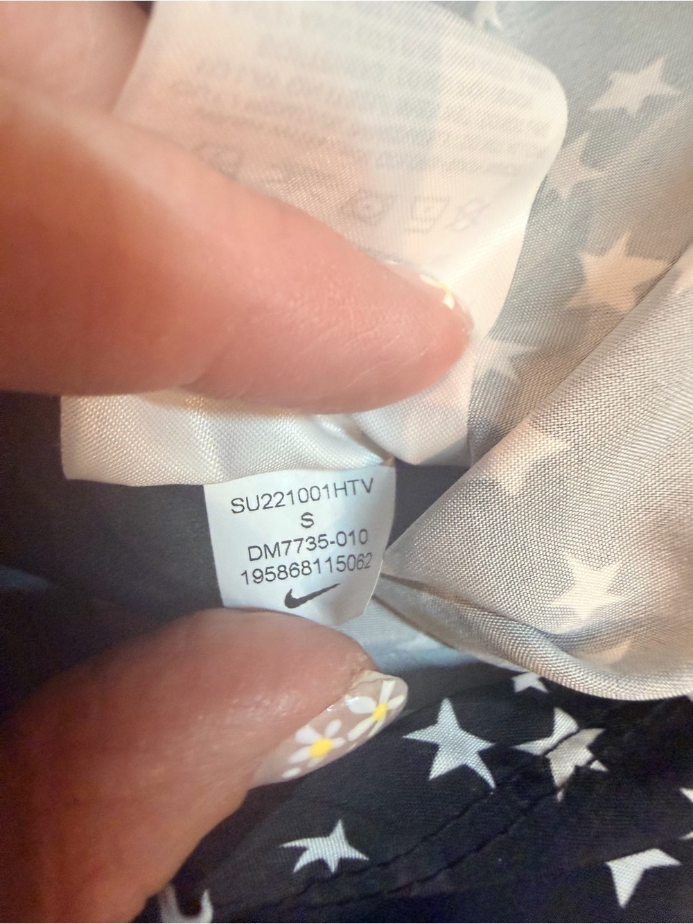 Nike Dri-FIT Star Print Running Shorts Black White Athletic Small - Picture 7 of 11